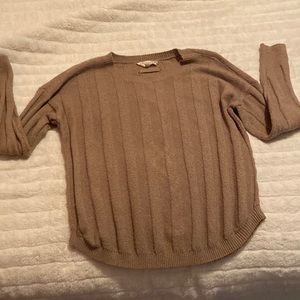 brown sweater